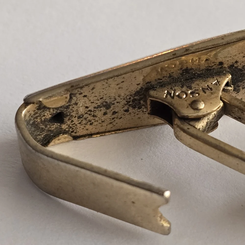 Vintage cuff links Anson cufflinks gold tone